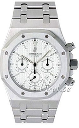 Audemars Piguet Royal Oak Chronograph Biały/Stal Ø39 mm 26300ST.OO.1110ST.05