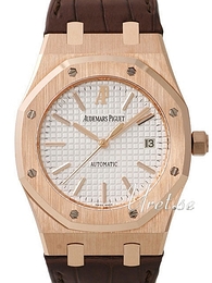Audemars Piguet Royal Oak Biały/Skóra Ø39 mm 15300BA.OO.D088CR.01