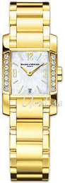 Baume & Mercier Diamant Biały/18 karatowe żółte złoto 34x22 mm MOA8698