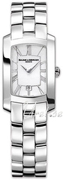 Baume & Mercier Hampton Biały/Stal 34x22 mm MOA8744