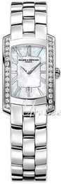 Baume & Mercier Hampton Biały/Stal 34x22 mm MOA8745