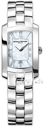 Baume & Mercier Hampton Biały/Stal 34x22 mm MOA8746