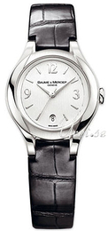 Baume & Mercier Linea Srebrny/Skóra Ø30 mm MOA8768