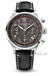 Baume & Mercier Capeland Szary/Skóra Ø42 mm MOA10003
