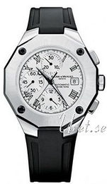 Baume & Mercier Riviera Biały/Guma Ø43 mm MOA8628