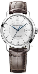 Baume & Mercier Classima Executives Srebrny/Skóra Ø42 mm MOA8731