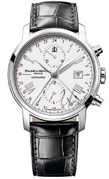 Baume & Mercier Classima Executives Biały/Skóra Ø42 mm MOA8851