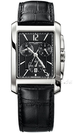 Baume & Mercier Hampton Czarny/Skóra 45x30 mm MOA8807