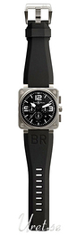 Bell & Ross Instrument Czarny/Guma 46x46 mm BR0194TITAN