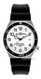 Bell & Ross Professional Biały/Guma Ø39 mm BRTMWR
