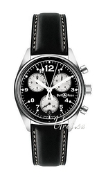 Bell & Ross Vintage Czarny/Skóra Ø38 mm BRV120RL
