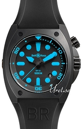 Bell & Ross Marine Czarny/Guma Ø44 mm BR 02-92 Blue