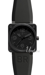 Bell & Ross Instrument Czarny/Guma 46x46 mm BR0192PHA