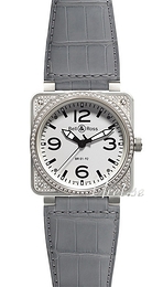 Bell & Ross Instrument Biały/Guma 46x46 mm BR0192TOPDIAWHT