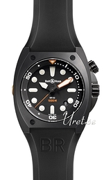 Bell & Ross Instrument Czarny/Guma 44x44 mm BR02PRODIACARFIN