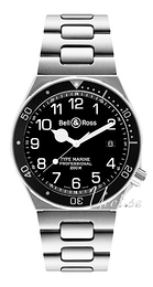 Bell & Ross Professional Czarny/Stal TYPMARBLA