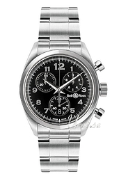 Bell & Ross Vintage Czarny/Stal Ø34 mm VINMEDCHRBLA