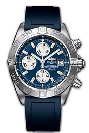 Breitling Galactic Chronograph II Niebieski/Guma Ø44 mm A13364-0221