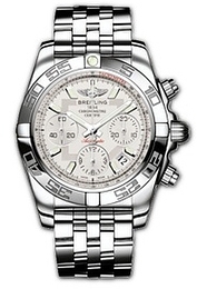 Breitling Chronomat 41 Biały/Stal Ø41 mm AB0140-045