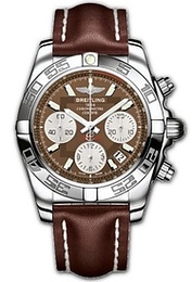 Breitling Chronomat 41 Brązowy/Skóra Ø41 mm AB0140-791