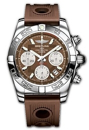 Breitling Chronomat 41 Brązowy/Guma Ø41 mm AB0140-7918