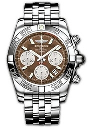 Breitling Chronomat 41 Brązowy/Stal Ø41 mm AB0140-795