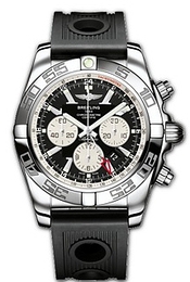 Breitling Chronomat GMT Czarny/Guma Ø47 mm AB0410-0118