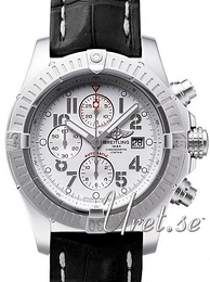 Breitling Avenger Super Avenger Biały/Skóra Ø48 mm A1337011-A699-760P-A20BA.1