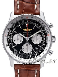 Breitling Navitimer 01 Czarny/Skóra Ø43 mm AB012012-BB01-739P-A20BA.1