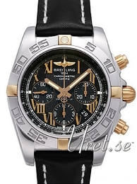 Breitling Chronomat 44 Czarny/Skóra Ø43.5 mm IB011012-B957-435X-A20BA.1