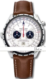 Breitling Chrono-Matic 49 Biały/Skóra Ø44 mm 145 (739)