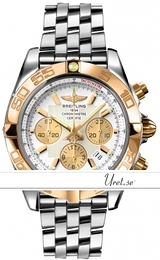 Breitling Chronomat 44 Biały/Stal Ø43.5 mm CB0110-125