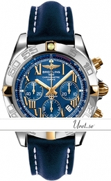Breitling Chronomat 44 Niebieski/Skóra Ø43.5 mm IB0110-781 Blue Calf