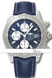 Breitling Chronomat Calibre 13 Niebieski/Skóra Ø43.7 mm A13356-021 Blue Calf