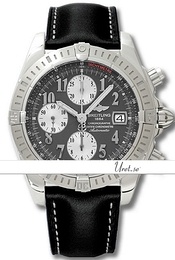 Breitling Chronomat Calibre 13 Szary/Skóra Ø43.7 mm A13356-211 Black Calf