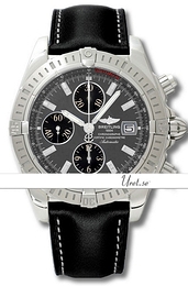 Breitling Chronomat Calibre 13 Szary/Skóra Ø43.7 mm A13356-991 Black Calf