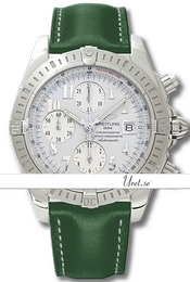 Breitling Chronomat Calibre 13 Skóra Ø43.7 mm A13356-351 Green Calf