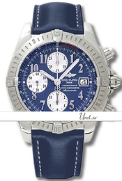 Breitling Chronomat Niebieski/Skóra Ø44 mm 157 (754)