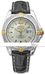 Breitling Cockpit Biały/Skóra Ø41 mm 182MOP