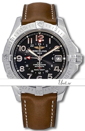 Breitling Colt GMT Czarny/Skóra Ø41 mm A32350-301 Black Calf