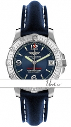 Breitling Colt Oceane Niebieski/Skóra Ø33 mm A77380-371 Blue Calf