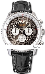 Breitling Cosmonaute Czarny/Skóra Ø42 mm A22322-1612 Black Croco