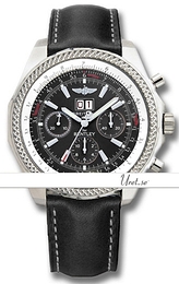 Breitling for Bentley 6.75 Czarny/Skóra Ø48.7 mm 67512