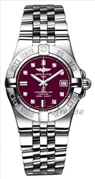 Breitling Galactic 30 Czerwony/Stal Ø30 mm A71340L-155 / 222