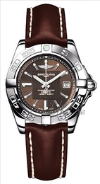 Breitling Galactic 32 Brązowy/Skóra Ø31.8 mm A71356L-091 / 212