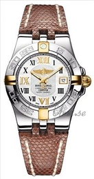 Breitling Galactic 30 Srebrny/Skóra Ø30 mm B71340L-7515 / 227