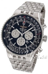 Breitling Navitimer Heritage Czarny/18 karatowe białe złoto Ø43 mm 711