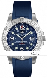 Breitling Superocean Steelfish Niebieski/Guma Ø44 mm A17390-3721 Black Rubber