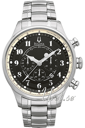 Bulova Adventurer Czarny/Stal Ø45 mm 96B138