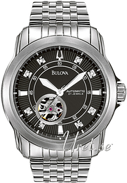Bulova Mechanical Czarny/Stal Ø42 mm 96D103